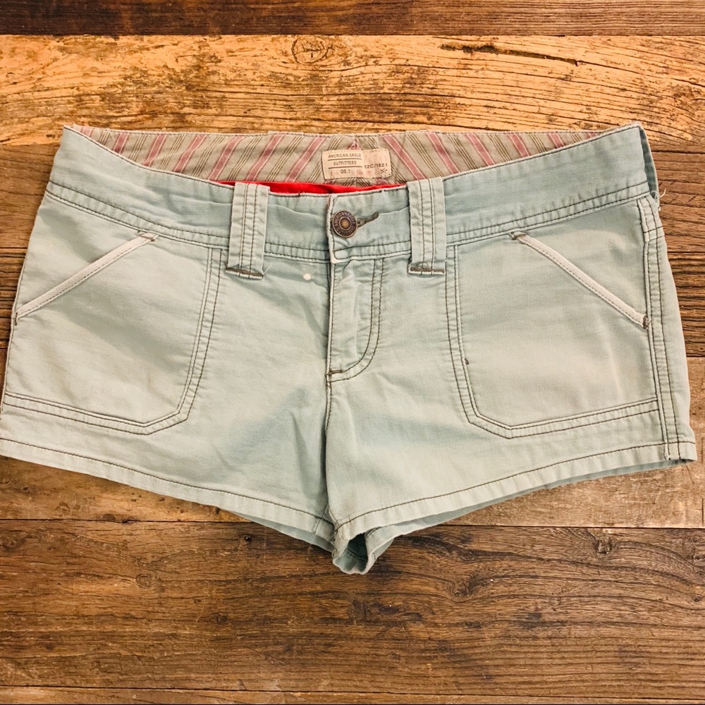 American Eagle Green shorties